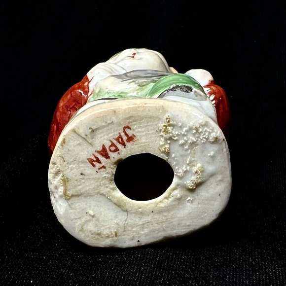 Figurines Miniature Lot  Porcelain Glass Plastic Vintage Set Of 19 Figures Japan - Picture 9 of 16